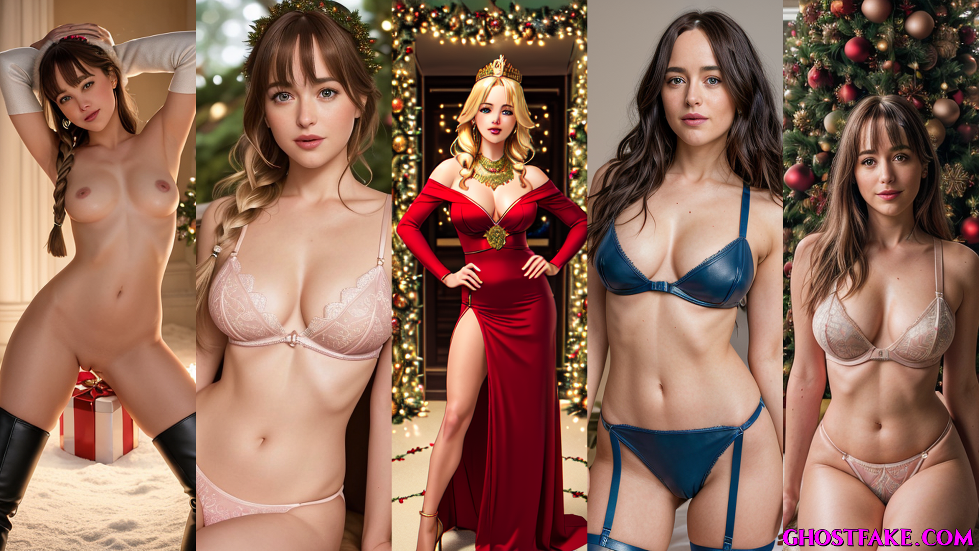 Dakota Johnson Christmas