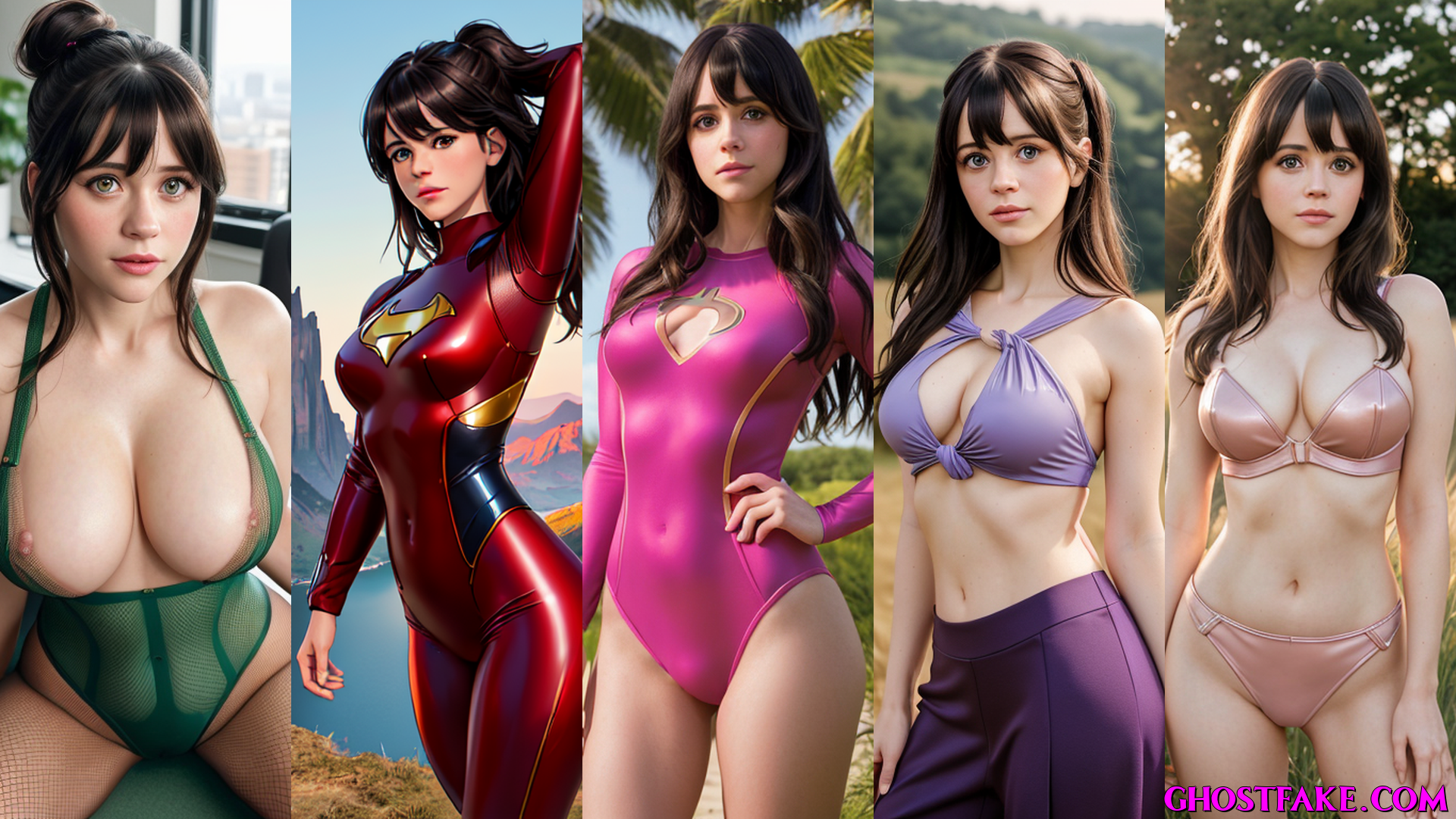 Zooey Deschanel Superhero